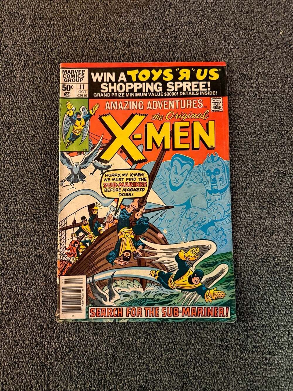 Marvel Comics Amazing Adventures The Original X-Men Number 11 1980